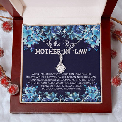 Best Mother-In-Law Alluring Beauty Necklace - Shopping Therapy, LLC Jewelry