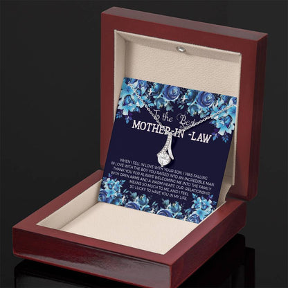 Best Mother-In-Law Alluring Beauty Necklace - Shopping Therapy, LLC Jewelry