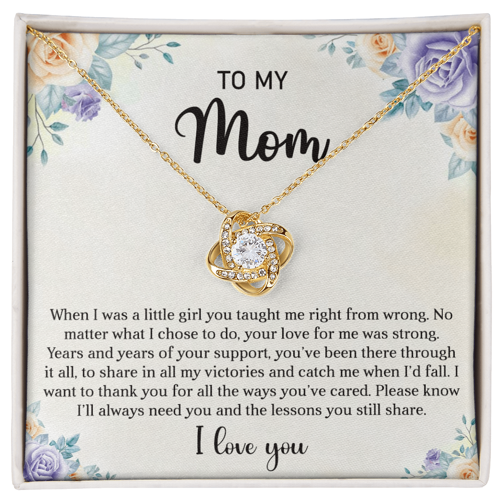Catch Me When I Fall-Love Knot Women's Necklace - Shopping Therapy, LLC Jewelry