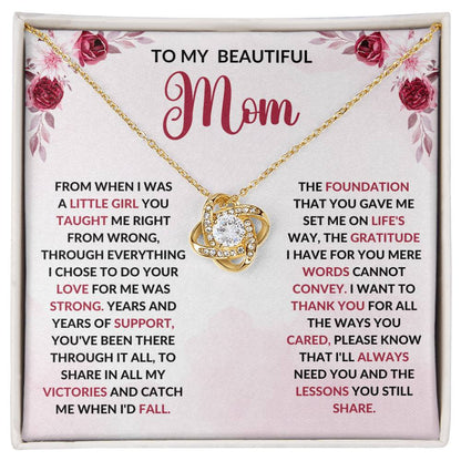 The Perfect Mother's Day Gift-Love Knot Necklace - Shopping Therapy, LLC Jewelry