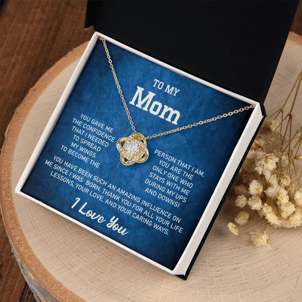 Gift For Mom-Love Knot Necklace