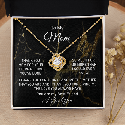 Love Knot Necklace-Mother's Day Gift For Mom - Shopping Therapy, LLC Jewelry