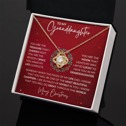 Granddaughter Love Knot Necklace - Shopping Therapy, LLC Jewelry