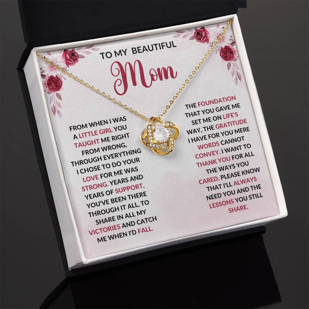 The Perfect Mother's Day Gift-Love Knot Necklace - Shopping Therapy, LLC Jewelry