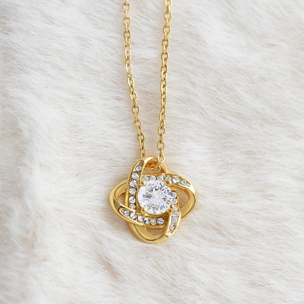 Grateful For You-Love Knot Necklace For Mom - Shopping Therapy, LLC Jewelry