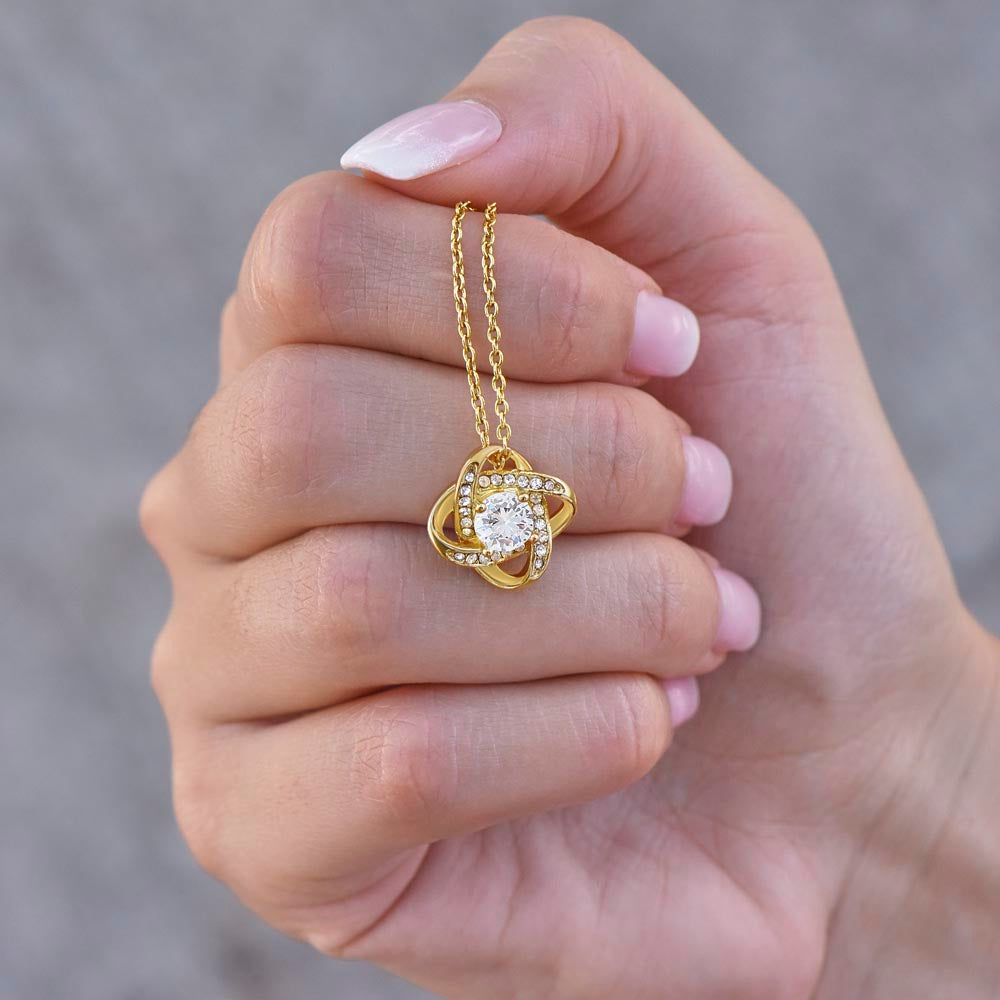 Granddaughter Love Knot Necklace - Shopping Therapy, LLC Jewelry