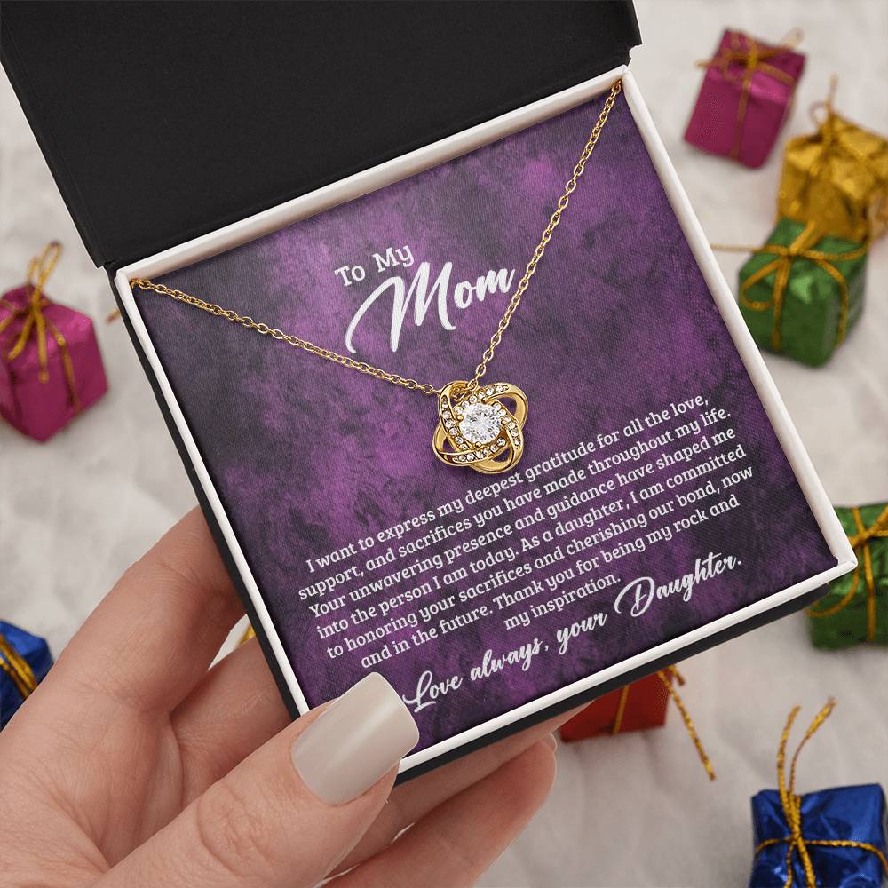 The Rock-Love Knot Necklace - Shopping Therapy, LLC Jewelry