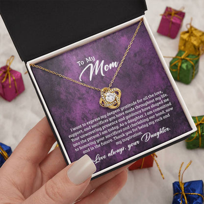 The Rock-Love Knot Necklace - Shopping Therapy, LLC Jewelry