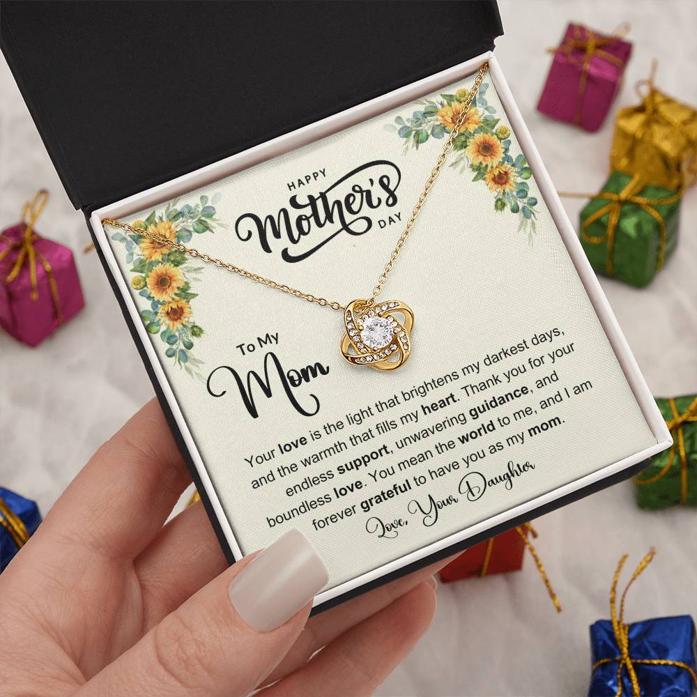 Inspirational Message Card Necklace for Moms - Shopping Therapy, LLC Jewelry