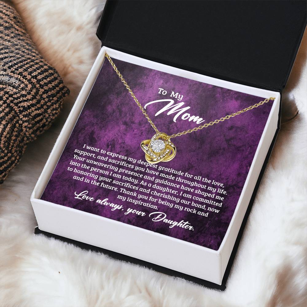 The Rock-Love Knot Necklace - Shopping Therapy, LLC Jewelry