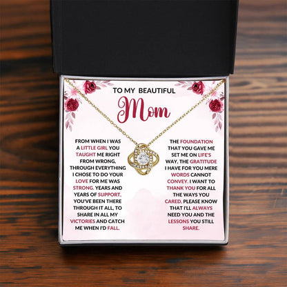 The Perfect Mother's Day Gift-Love Knot Necklace - Shopping Therapy, LLC Jewelry
