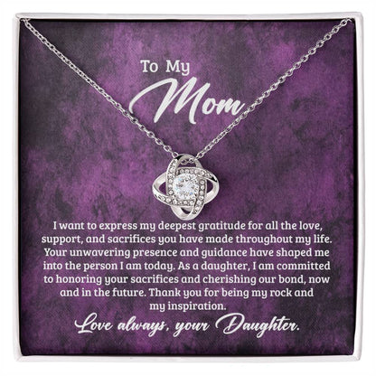The Rock-Love Knot Necklace - Shopping Therapy, LLC Jewelry