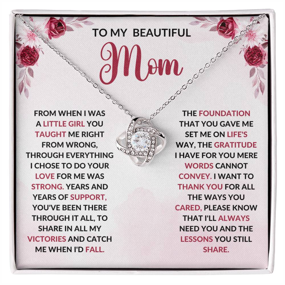 The Perfect Mother's Day Gift-Love Knot Necklace - Shopping Therapy, LLC Jewelry