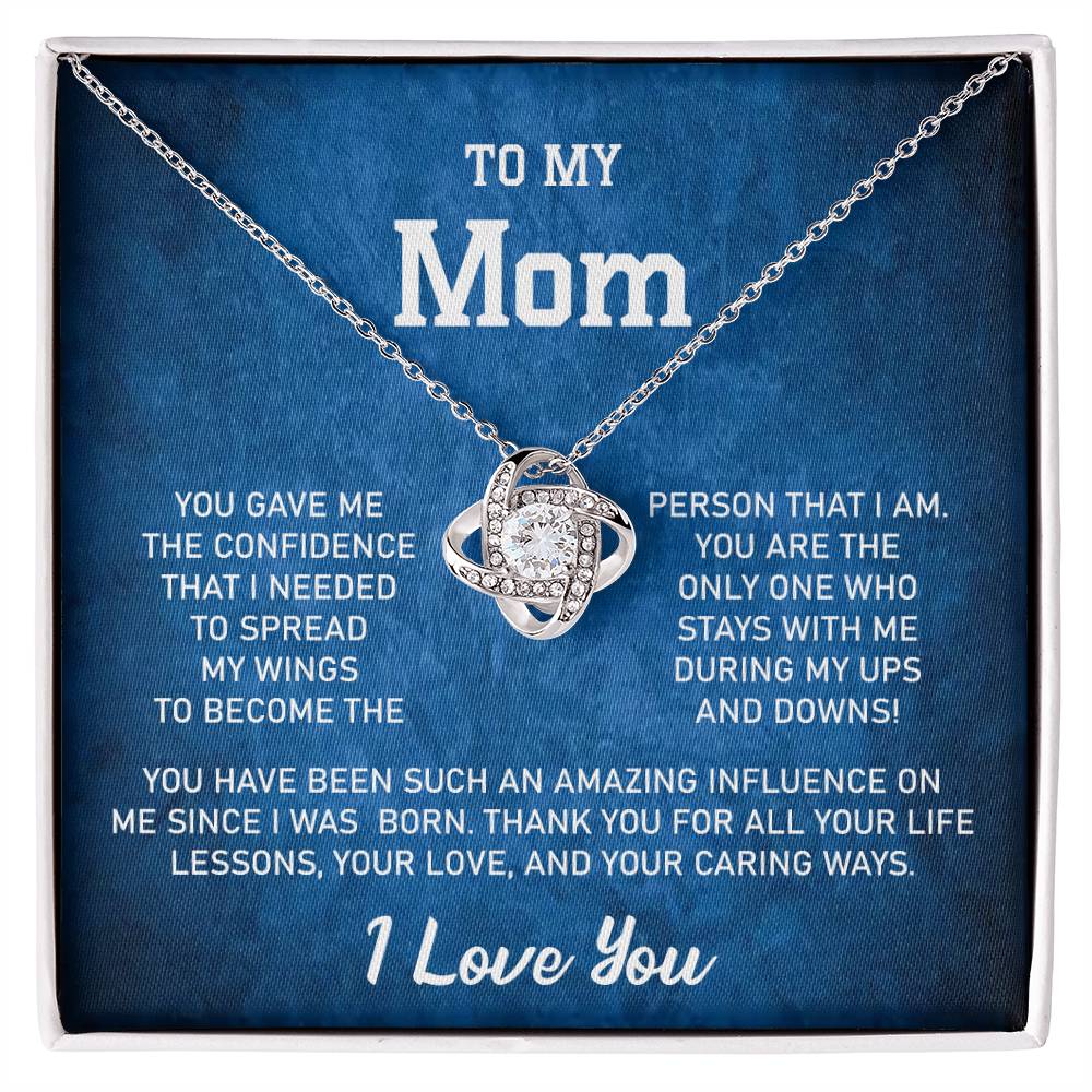 Gift For Mom-Love Knot Necklace