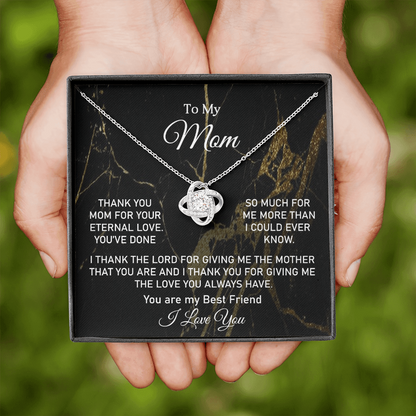 Love Knot Necklace-Mother's Day Gift For Mom - Shopping Therapy, LLC Jewelry