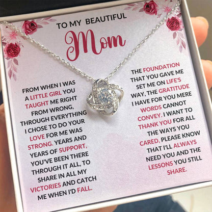 The Perfect Mother's Day Gift-Love Knot Necklace - Shopping Therapy, LLC Jewelry
