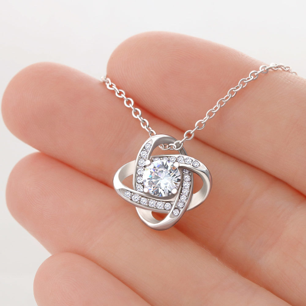 Granddaughter Love Knot Necklace - Shopping Therapy, LLC Jewelry