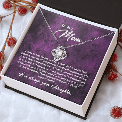 The Rock-Love Knot Necklace - Shopping Therapy, LLC Jewelry