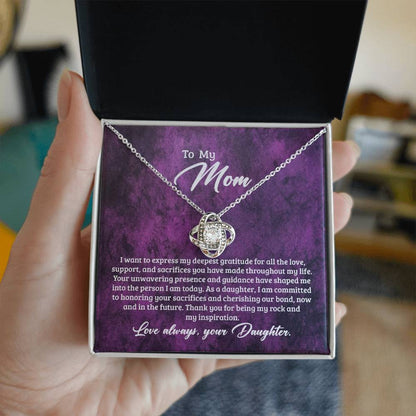 The Rock-Love Knot Necklace - Shopping Therapy, LLC Jewelry