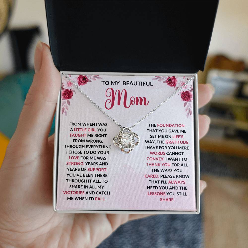 The Perfect Mother's Day Gift-Love Knot Necklace - Shopping Therapy, LLC Jewelry