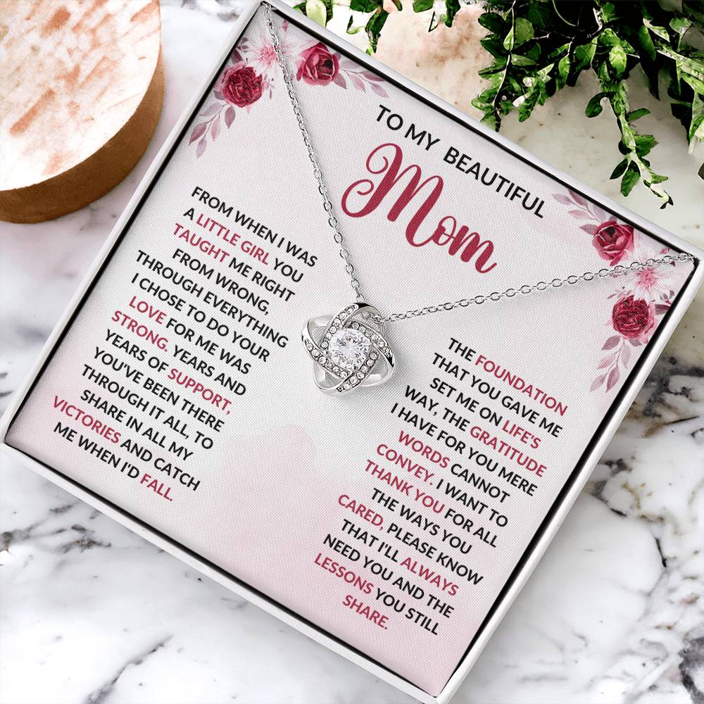 The Perfect Mother's Day Gift-Love Knot Necklace - Shopping Therapy, LLC Jewelry