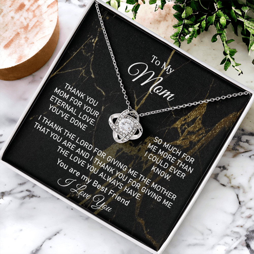 Love Knot Necklace-Mother's Day Gift For Mom - Shopping Therapy, LLC Jewelry
