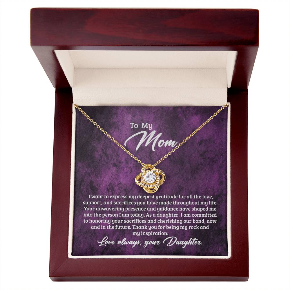 The Rock-Love Knot Necklace - Shopping Therapy, LLC Jewelry