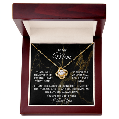 Love Knot Necklace-Mother's Day Gift For Mom - Shopping Therapy, LLC Jewelry