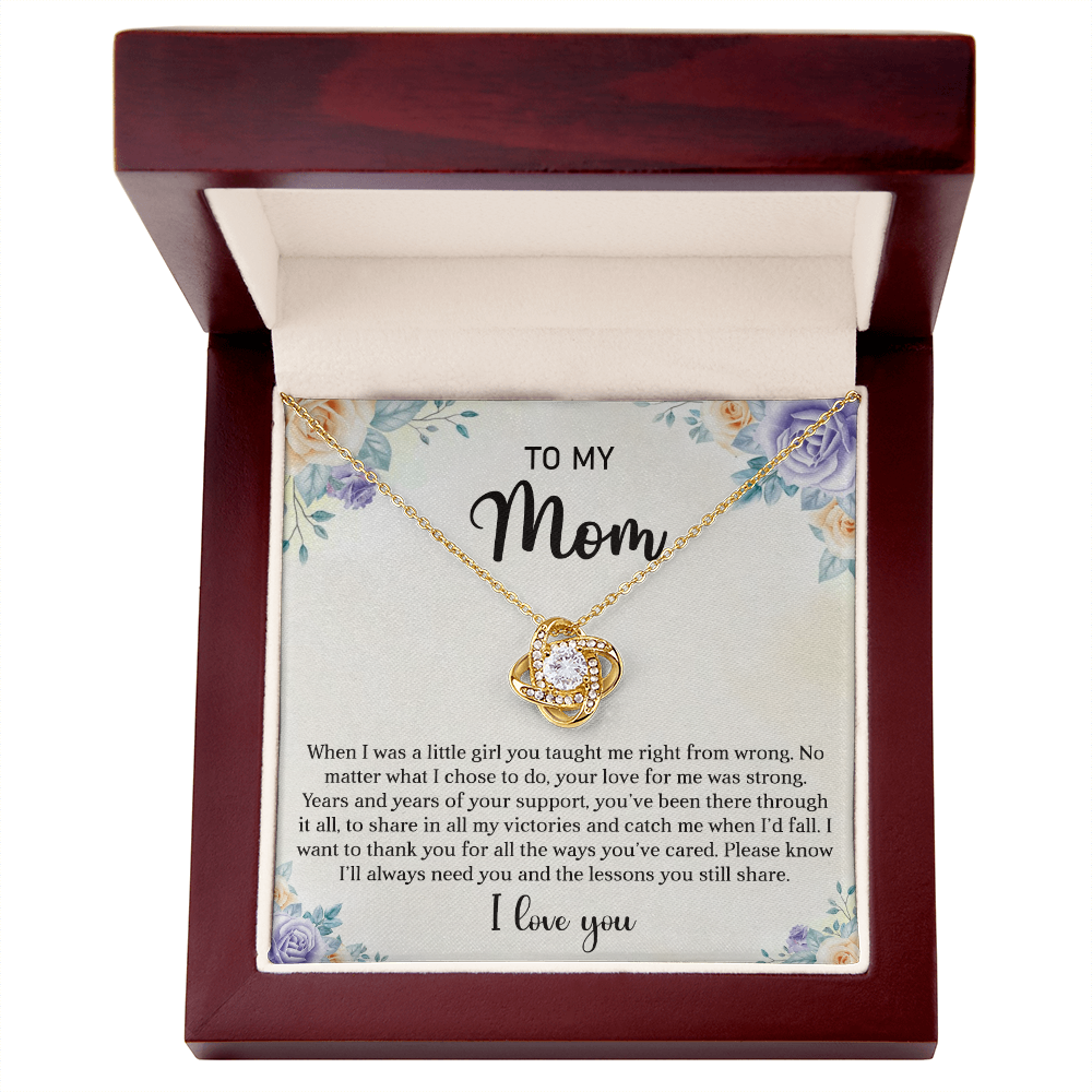 Catch Me When I Fall-Love Knot Women's Necklace - Shopping Therapy, LLC Jewelry