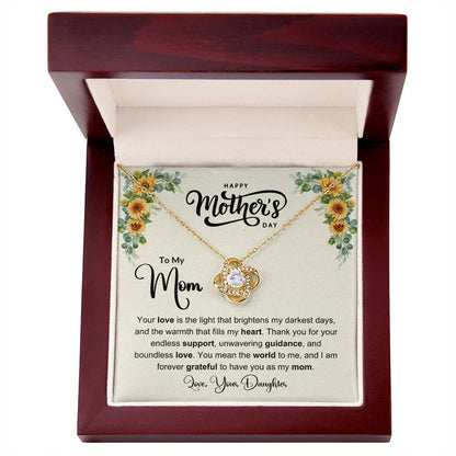 Inspirational Message Card Necklace for Moms - Shopping Therapy, LLC Jewelry