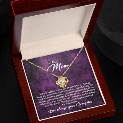 The Rock-Love Knot Necklace - Shopping Therapy, LLC Jewelry