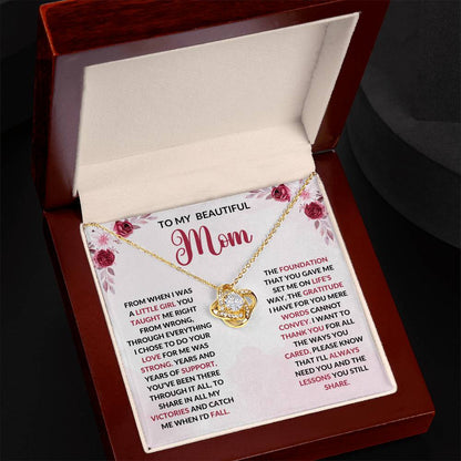 The Perfect Mother's Day Gift-Love Knot Necklace - Shopping Therapy, LLC Jewelry
