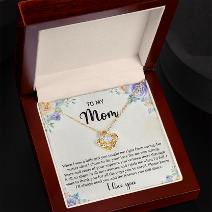 Catch Me When I Fall-Love Knot Women's Necklace - Shopping Therapy, LLC Jewelry