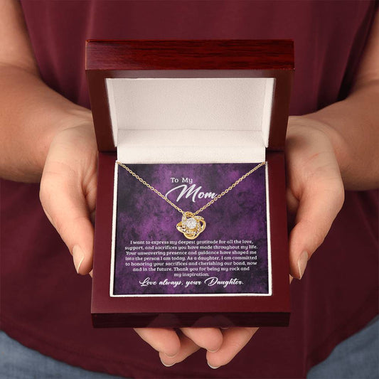 The Rock-Love Knot Necklace - Shopping Therapy, LLC Jewelry