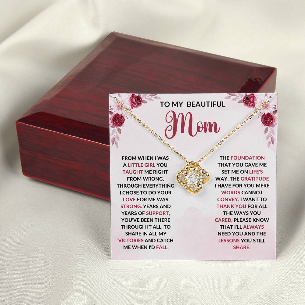 The Perfect Mother's Day Gift-Love Knot Necklace - Shopping Therapy, LLC Jewelry