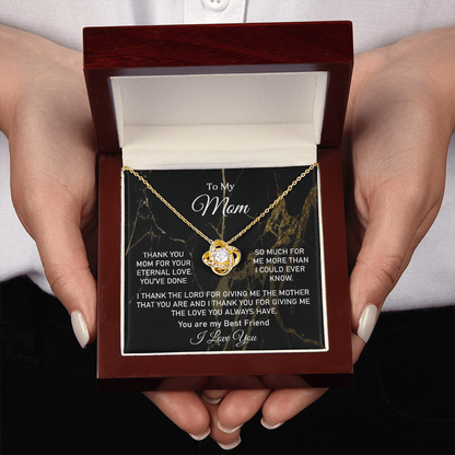 Love Knot Necklace-Mother's Day Gift For Mom - Shopping Therapy, LLC Jewelry