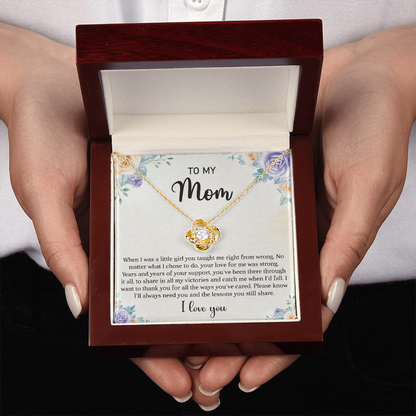 Catch Me When I Fall-Love Knot Women's Necklace - Shopping Therapy, LLC Jewelry