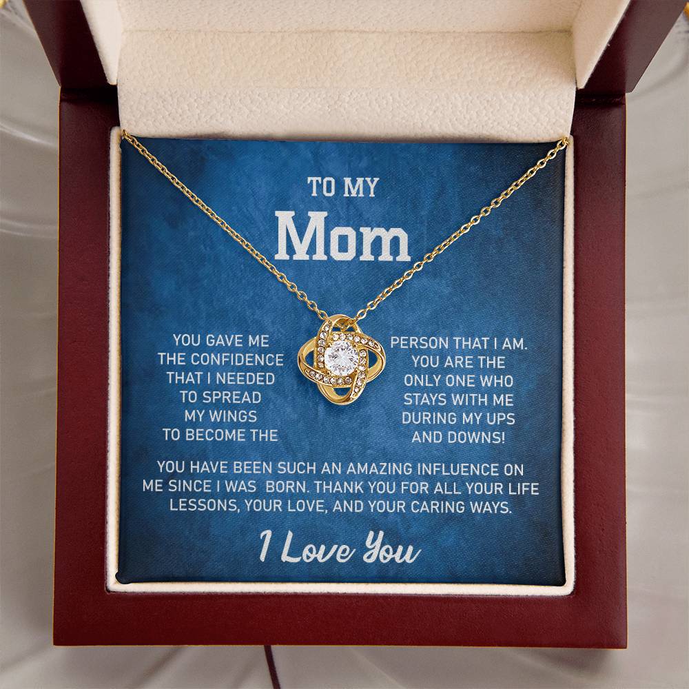 Gift For Mom-Love Knot Necklace