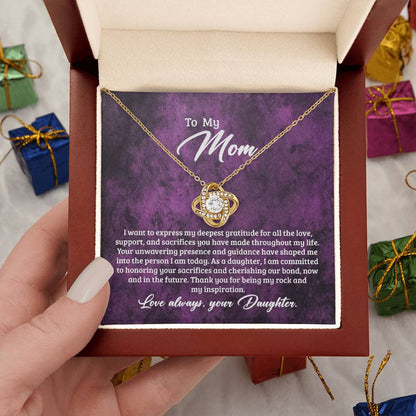 The Rock-Love Knot Necklace - Shopping Therapy, LLC Jewelry