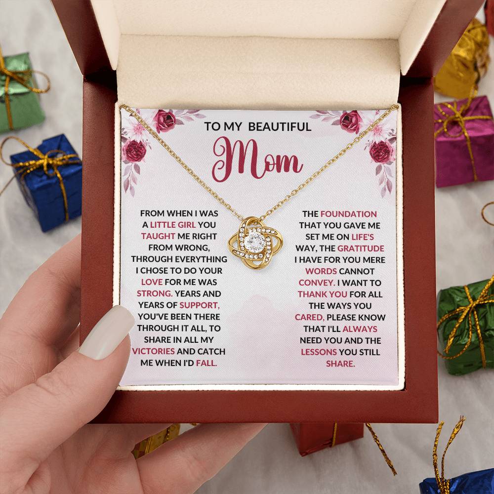 The Perfect Mother's Day Gift-Love Knot Necklace - Shopping Therapy, LLC Jewelry