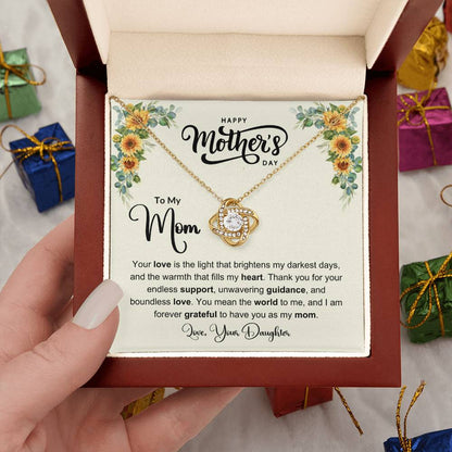 Inspirational Message Card Necklace for Moms - Shopping Therapy, LLC Jewelry