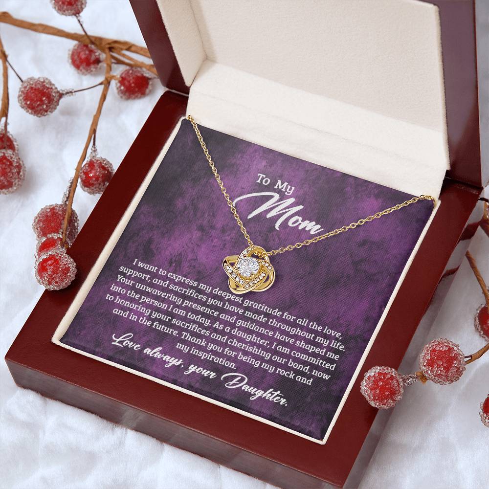 The Rock-Love Knot Necklace - Shopping Therapy, LLC Jewelry