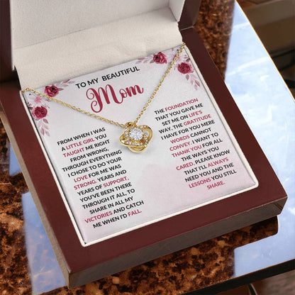 The Perfect Mother's Day Gift-Love Knot Necklace - Shopping Therapy, LLC Jewelry