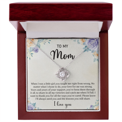 Catch Me When I Fall-Love Knot Women's Necklace - Shopping Therapy, LLC Jewelry