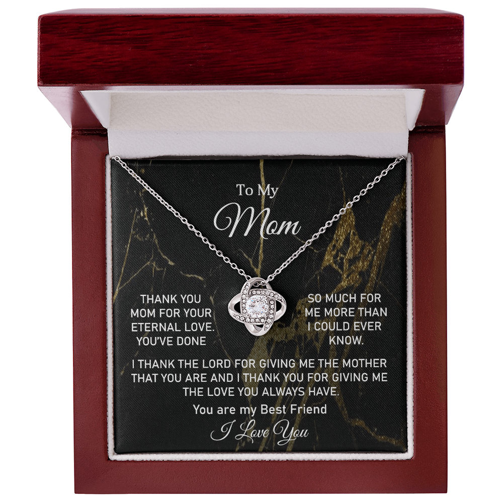 Love Knot Necklace-Mother's Day Gift For Mom - Shopping Therapy, LLC Jewelry