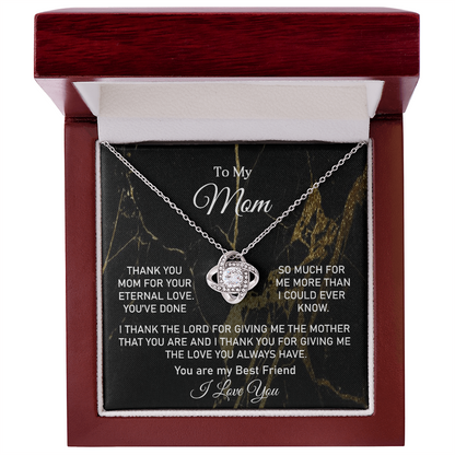 Love Knot Necklace-Mother's Day Gift For Mom - Shopping Therapy, LLC Jewelry