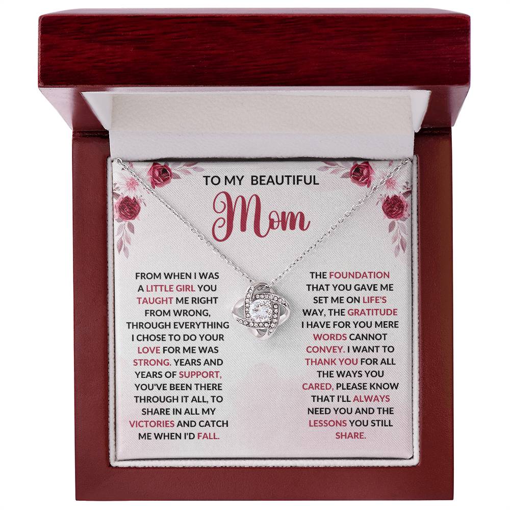 The Perfect Mother's Day Gift-Love Knot Necklace - Shopping Therapy, LLC Jewelry