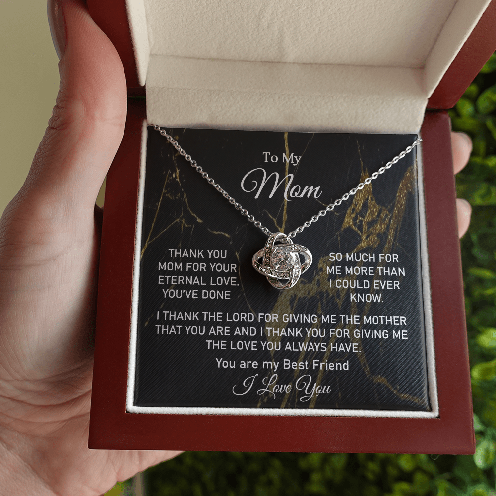 Love Knot Necklace-Mother's Day Gift For Mom - Shopping Therapy, LLC Jewelry
