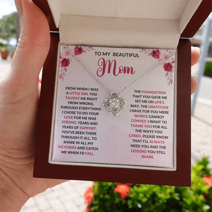 The Perfect Mother's Day Gift-Love Knot Necklace - Shopping Therapy, LLC Jewelry