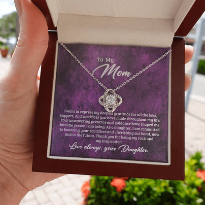The Rock-Love Knot Necklace - Shopping Therapy, LLC Jewelry